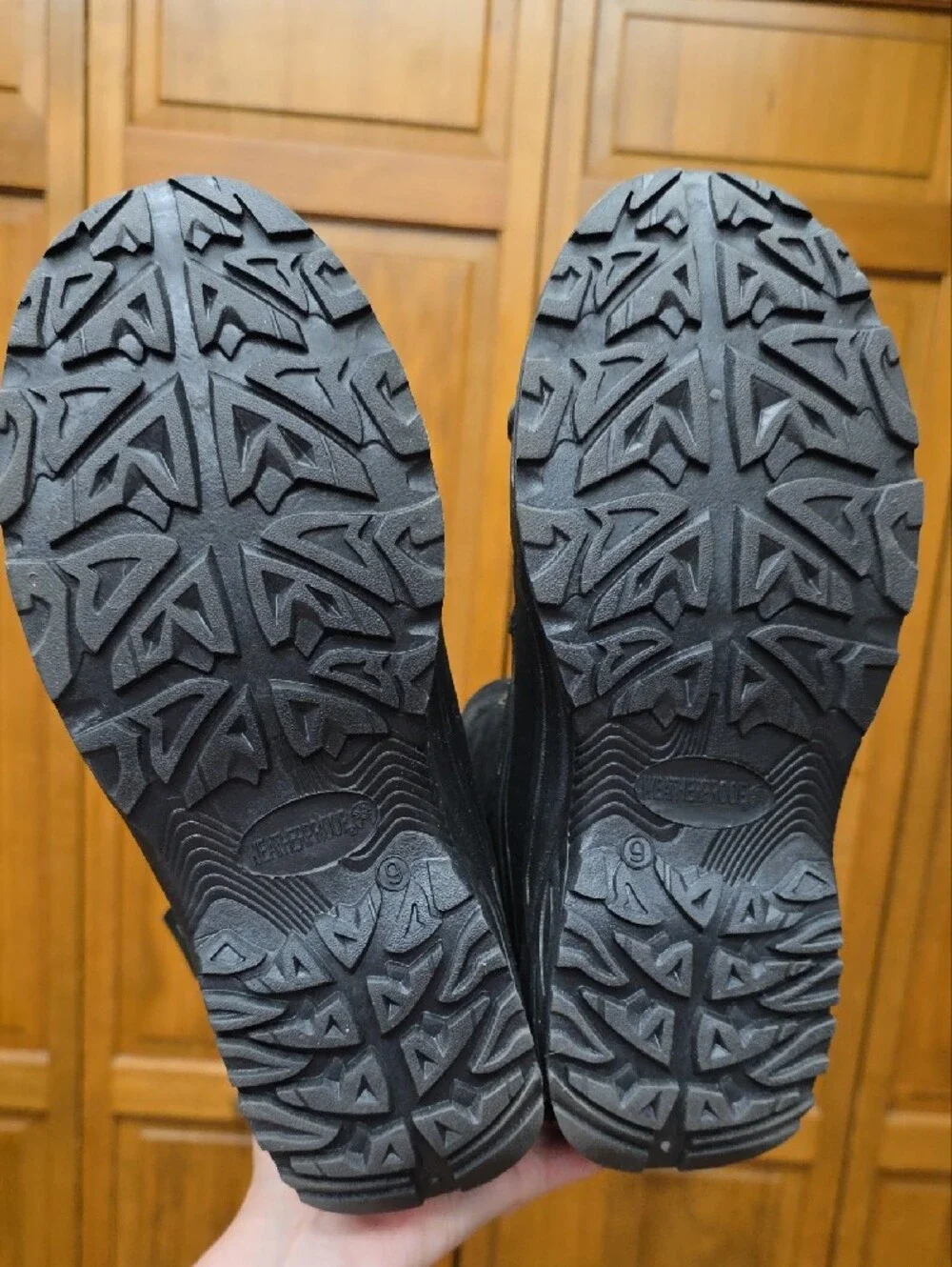 NIB Weatherproof Badger II Waterproof Winter Snow Boots Men's Black Size 9M